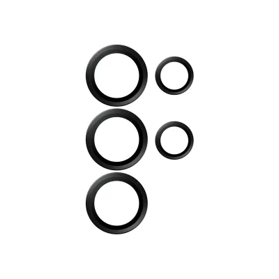 PanzerGlass - Ochranný kryt objektívu Hoops pre Samsung Galaxy S25 Ultra, čierna