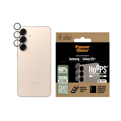 PanzerGlass - Ochranný kryt objektívu Hoops pre Samsung Galaxy S25+, číra
