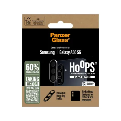 PanzerGlass - Ochranný kryt objektívu Hoops pre Samsung Galaxy A56 5G, číra