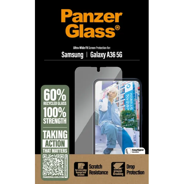 PanzerGlass - Tvrdené sklo UWF pre Samsung Galaxy A36 5G, číra