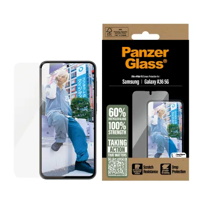 PanzerGlass - Tvrdené sklo UWF pre Samsung Galaxy A36 5G, číra