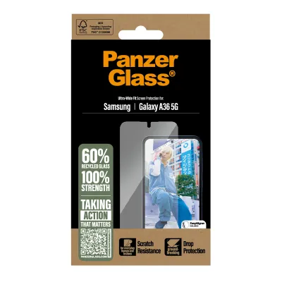 PanzerGlass - Tvrdené sklo UWF pre Samsung Galaxy A36 5G, číra