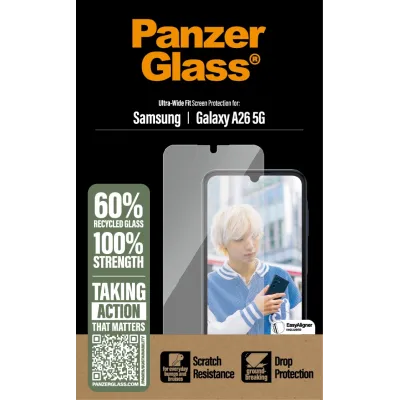 PanzerGlass - Tvrdené sklo UWF pre Samsung Galaxy A26 5G, číra