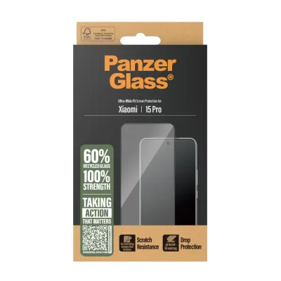 PanzerGlass - Tvrdené sklo UWF pre Xiaomi 15 Pro, čierna