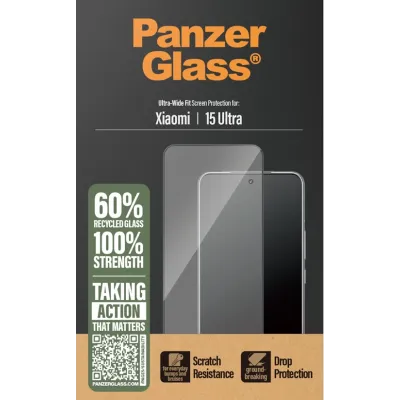 PanzerGlass - Tvrdené sklo UWF pre Xiaomi 15 Ultra, čierna