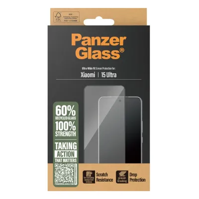 PanzerGlass - Tvrdené sklo UWF pre Xiaomi 15 Ultra, čierna