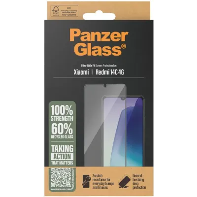 PanzerGlass - Tvrdené sklo UWF pre Xiaomi Redmi 14C 4G, číra