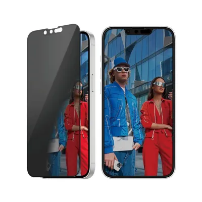 PanzerGlass - Tvrdené sklo UWF Privacy s aplikátorom pre iPhone 17e/16e/14/13/13 Pro, čierna