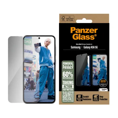 PanzerGlass - Tvrdené sklo UWF Privacy pre Samsung Galaxy A56 5G, číra