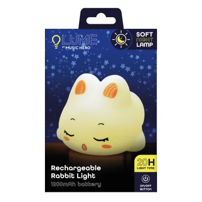 Music Hero - LUME Dobíjateľná lampa Králik