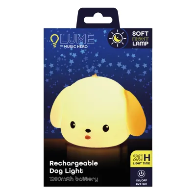 Music Hero - LUME Dobíjateľná lampa Pes