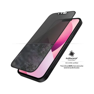 PanzerGlass - Tvrdené sklo Case Friendly Privacy AB pre iPhone 13 mini, čierna