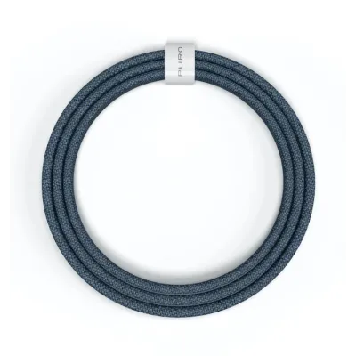 PURO - Kábel USB-C/USB-C, 60 W, Fabrik FABK4, 1,5 m, tmavá modrá