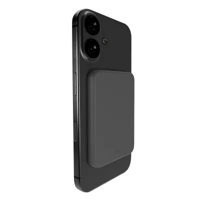 PURO - Bezdrôtová PowerBank 4200 mAh 5 W, kompatibilná s MagSafe, Mini Power Mag, USB-C, black oyster