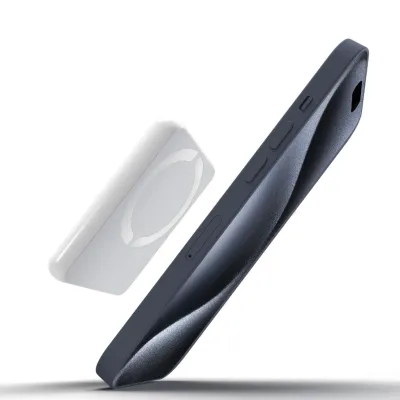PURO - PowerBank 5000 mAh 10 W, kompatibilná s MagSafe, Power Mag, USB-C, biela