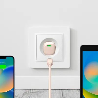 PURO - Cestovný adaptér MiniPro USB-C, GaN, 20 W, sandshell