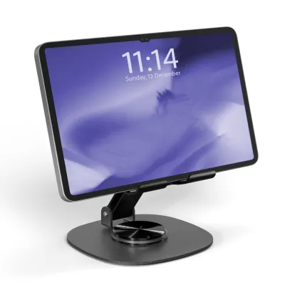 PURO - Stolný držiak pre smartfón a tablet TILT PRO, tmavá šedá