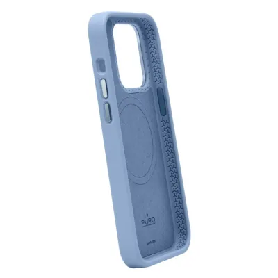 PURO - Puzdro ICON MAG PRO s MagSafe pre iPhone 15, svetlá modrá