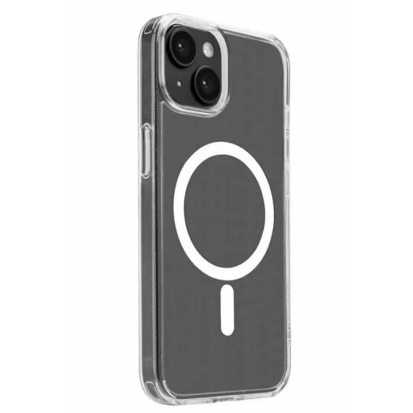 PURO - Puzdro Lite Mag s MagSafe pre iPhone 15, transparentná