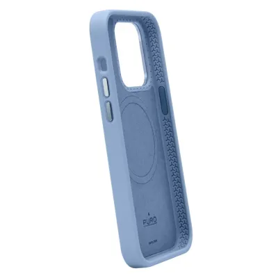 PURO - Puzdro ICON MAG PRO s MagSafe pre iPhone 15 Plus, svetlá modrá