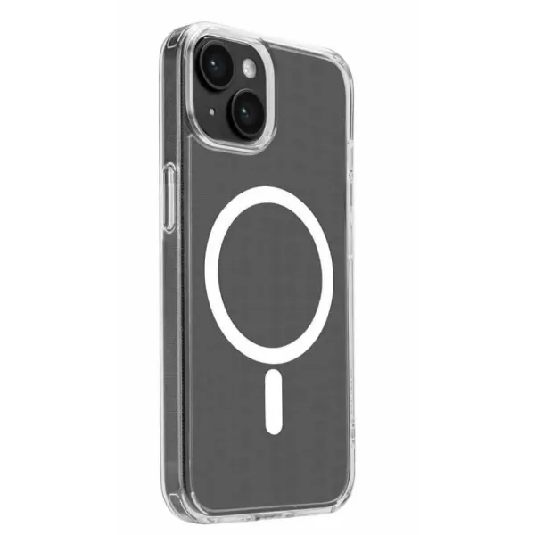 PURO - Puzdro Lite Mag s MagSafe pre iPhone 15 Plus, transparentná