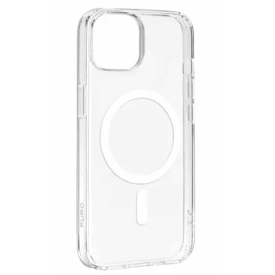 PURO - Puzdro Lite Mag s MagSafe pre iPhone 15 Plus, transparentná