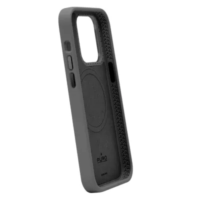 PURO - Puzdro ICON MAG PRO s MagSafe pre iPhone 15 Pro, čierna