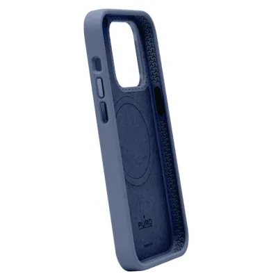 PURO - Puzdro ICON MAG PRO s MagSafe pre iPhone 15 Pro, tmavá modrá
