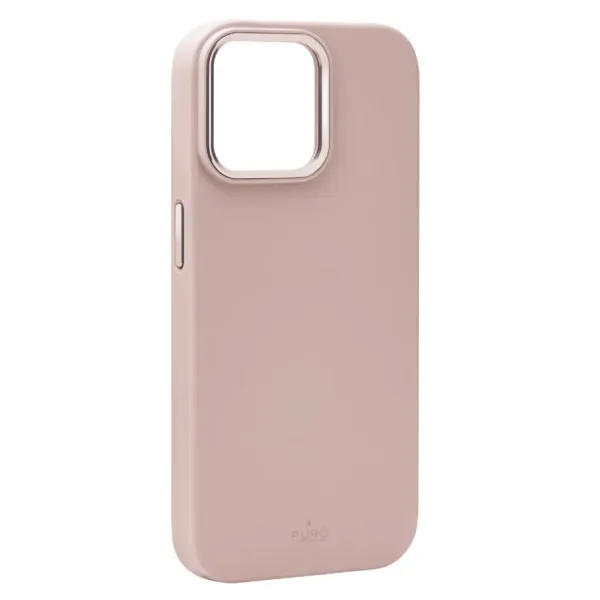 PURO - Puzdro ICON MAG PRO liquid s MagSafe pre iPhone 15 Pro, rose