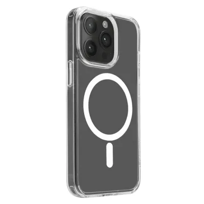 PURO - Puzdro Lite Mag s MagSafe pre iPhone 15 Pro, transparentná