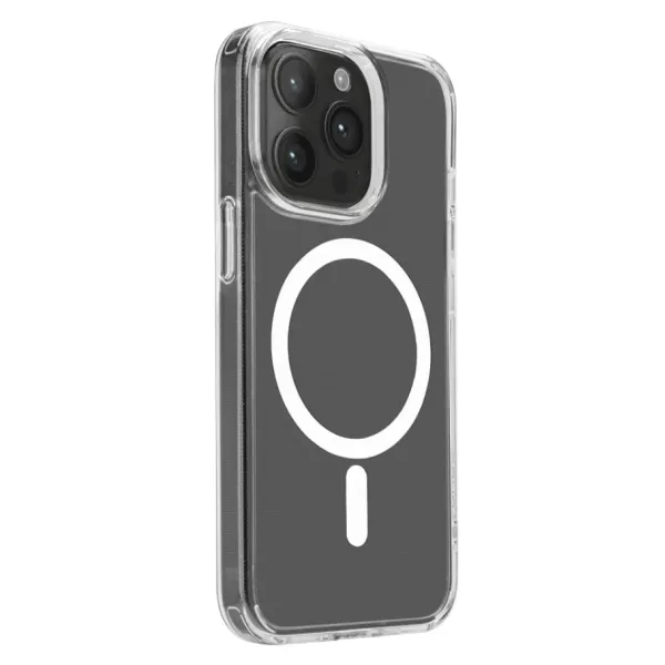PURO - Puzdro Lite Mag s MagSafe pre iPhone 15 Pro, transparentná