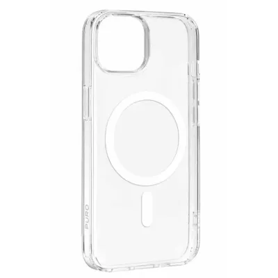 PURO - Puzdro Lite Mag s MagSafe pre iPhone 15 Pro, transparentná