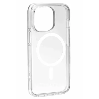 PURO - Puzdro Lite Mag Pro s MagSafe pre iPhone 15 Pro, biela