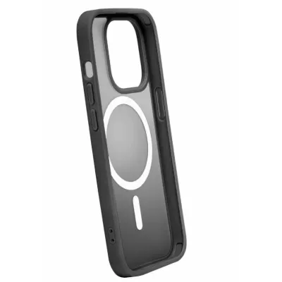 PURO - Puzdro Gradient s MagSafe pre iPhone 15 Pro Max, čierna