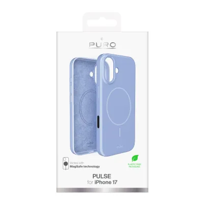 PURO - Puzdro PULSE s MagSafe pre iPhone 17, modrá