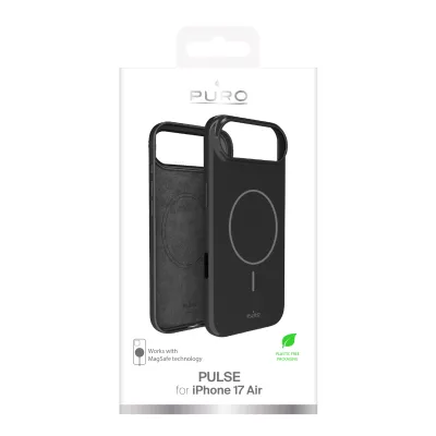 PURO - Puzdro PULSE s MagSafe pre iPhone 17 Air, čierna