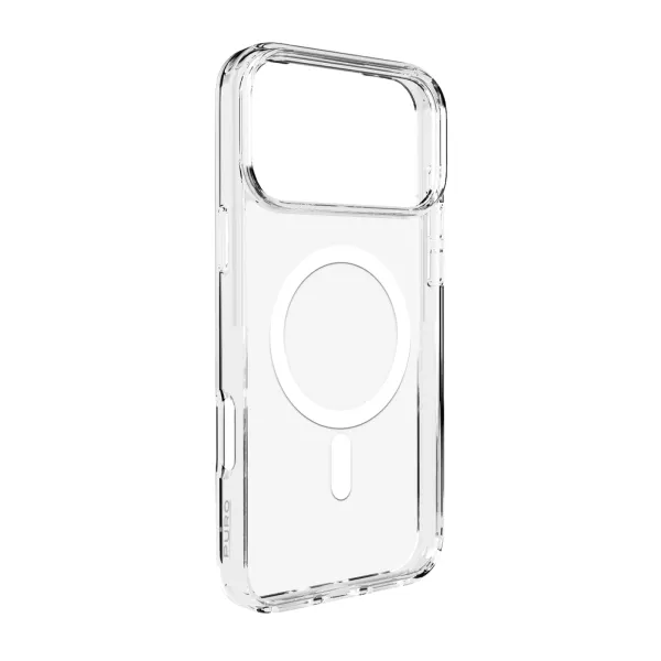 PURO - Puzdro LITE MAG s MagSafe pre iPhone 17 Pro, transparentná