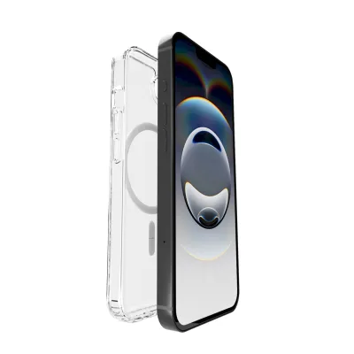 PURO - Puzdro LITE MAG s MagSafe pre iPhone 17e/16e, transparentná