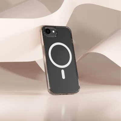 PURO - Puzdro LITE MAG s MagSafe pre iPhone 17e/16e, transparentná