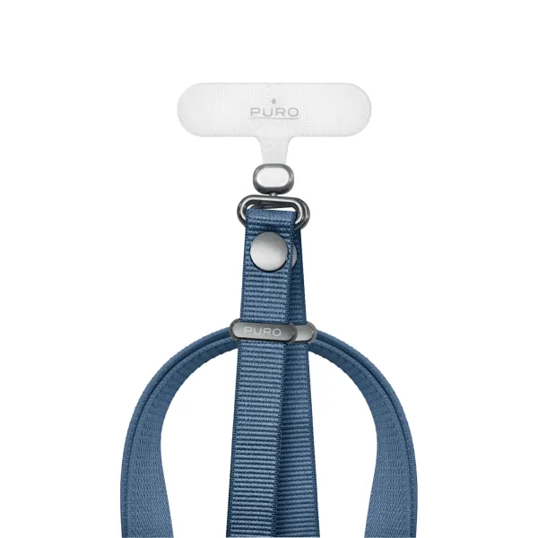 PURO - Náhrdelník Move Lace pre smartfóny, crown blue