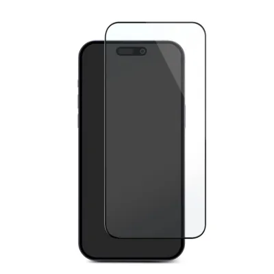 PURO - Tvrdené sklo Flex D3O pre iPhone 15, transparentná