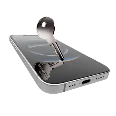 PURO - Tvrdené sklo s aplikátorom pre iPhone 17e/16e, číra