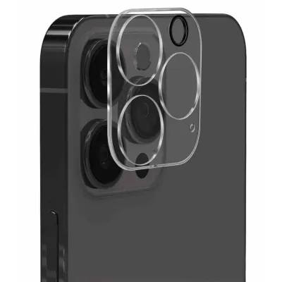 PURO - Ochranný kryt objektívu pre iPhone 15 Pro/15 Pro Max, transparentná