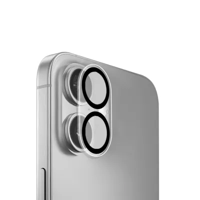 PURO - Ochranný kryt objektívu pre iPhone 17/16, transparentná