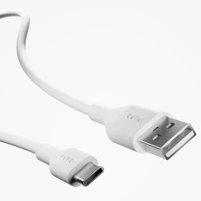 PURO - Cestovný adaptér a USB-C/USB-A kábel PRO LITE KIT, biela