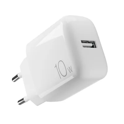 PURO - Cestovný adaptér Daily 1, USB-A, 10 W, biela