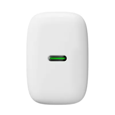 PURO - Cestovný adaptér PRO LITE, USB-C, PD 30 W, biela