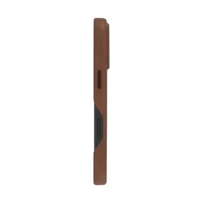 dbramante1928 - Puzdro Roskilde 2 s MagSafe pre iPhone 16 Pro, dark tan