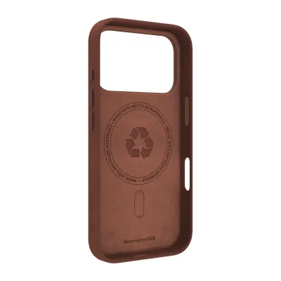 dbramante1928 - Puzdro Roskilde s MagSafe pre iPhone 17 Pro, dark tan