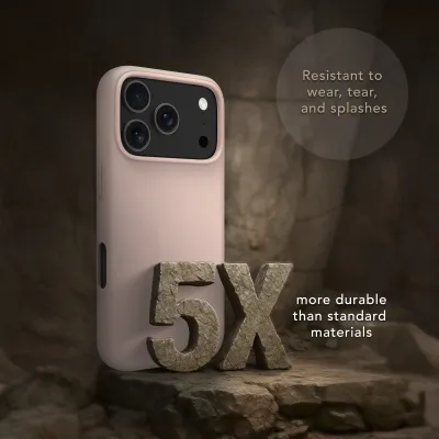 dbramante1928 - Puzdro Roskilde ICON s MagSafe pre iPhone 17 Pro, pink sand